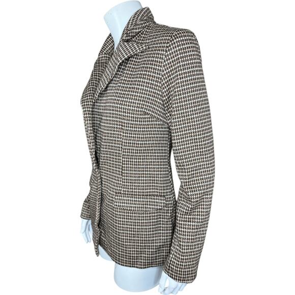 Studio Park X Courtney Khondabi Blazer Brown Check XX-Small NWOT - Picture 10 of 12